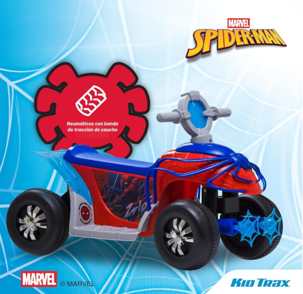 Cuadraciclo Mavel Spiderman para niños pequeños